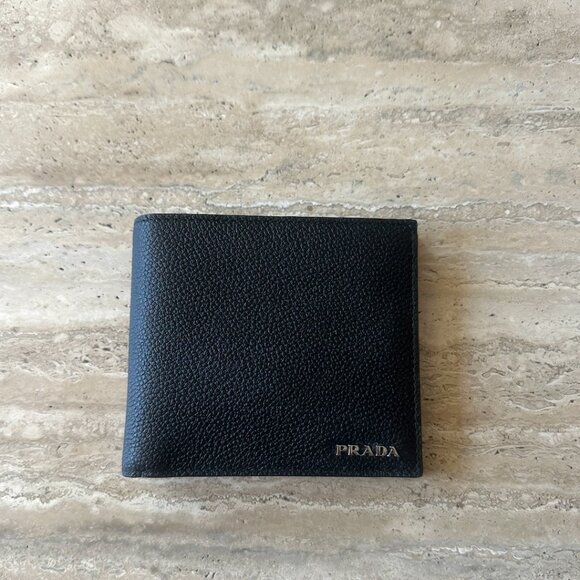 Authentic PRADA Portaf. Orizzontale Bi-fold Wallet 2MO513 - Picture 3 of 3